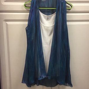 🎈SALE🎈👚#16.“WATERCOLORS” TOP👚